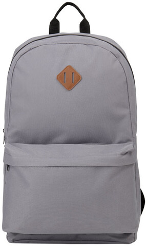 Stratta 15&quot; Laptop-Rucksack 15L, grau bedrucken, Art.-Nr. 12039202