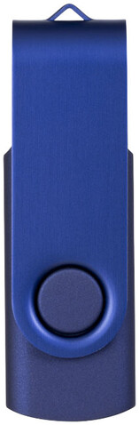 Rotate-Metallic 4 GB USB-Stick, navy bedrucken, Art.-Nr. 12350801