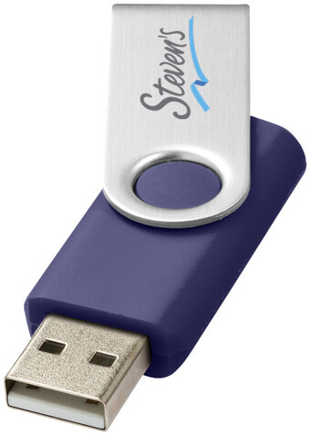 Rotate Basic 32 GB USB-Stick, royalblau bedrucken, Art.-Nr. 12371402