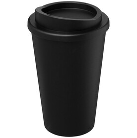 Americano® 350 ml Isolierbecher, schwarz bedrucken, Art.-Nr. 21000100