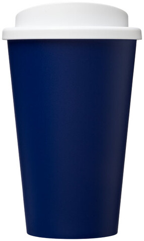 Americano® 350 ml Isolierbecher, blau, weiss bedrucken, Art.-Nr. 21000115