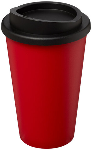 Americano® 350 ml Isolierbecher, rot, schwarz bedrucken, Art.-Nr. 21000116 Americano® 350 ml Isolierbecher, rot, schwarz bedrucken, Art.-Nr. 21000116