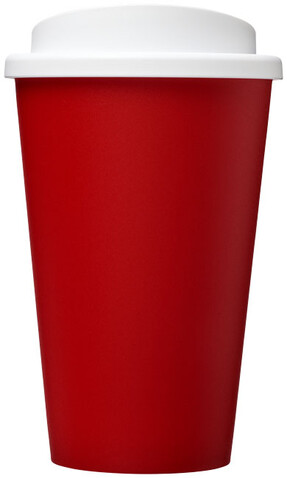 Americano® 350 ml Isolierbecher, rot, weiss bedrucken, Art.-Nr. 21000117 Americano® 350 ml Isolierbecher, rot, weiss bedrucken, Art.-Nr. 21000117