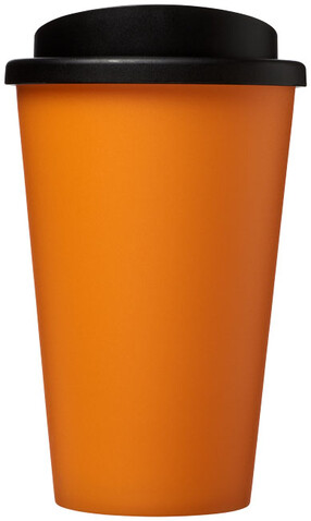 Americano® 350 ml Isolierbecher, orange, schwarz bedrucken, Art.-Nr. 21000122 Americano® 350 ml Isolierbecher, orange, schwarz bedrucken, Art.-Nr. 21000122