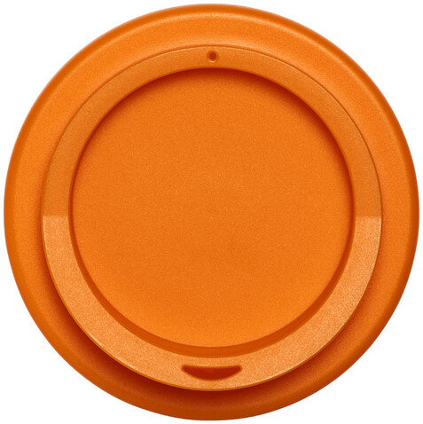 Americano® 350 ml Isolierbecher mit Schutzring, weiss, orange bedrucken, Art.-Nr. 21000212 Americano® 350 ml Isolierbecher mit Schutzring, weiss, orange bedrucken, Art.-Nr. 21000212