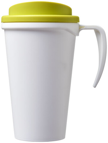 Americano® Grande 350 ml Isolierbecher, weiss, limone bedrucken, Art.-Nr. 21000404 Americano® Grande 350 ml Isolierbecher, weiss, limone bedrucken, Art.-Nr. 21000404