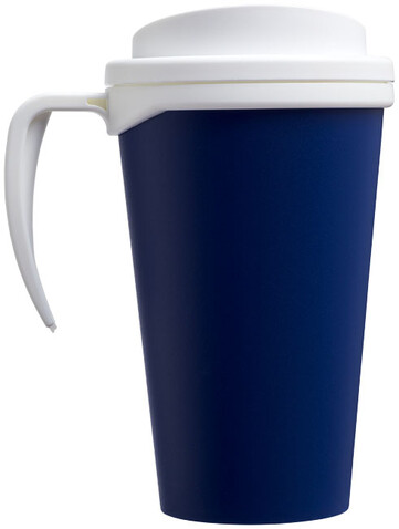 Americano® Grande 350 ml Isolierbecher, blau, weiss bedrucken, Art.-Nr. 21000407