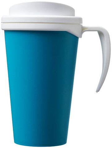 Americano® Grande 350 ml Isolierbecher, aquablau, weiss bedrucken, Art.-Nr. 21000409 Americano® Grande 350 ml Isolierbecher, aquablau, weiss bedrucken, Art.-Nr. 21000409