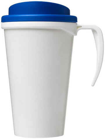 Brite-Ameriano® Grande 350 ml Isolierbecher, weiss, mittelblau bedrucken, Art.-Nr. 21000607 Brite-Ameriano® Grande 350 ml Isolierbecher, weiss, mittelblau bedrucken, Art.-Nr. 21000607