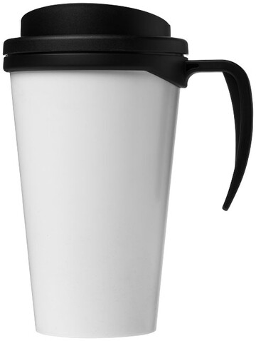 Brite-Ameriano® Grande 350 ml Isolierbecher, schwarz bedrucken, Art.-Nr. 21000612