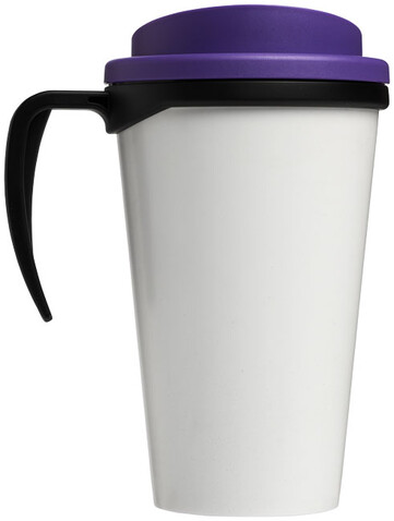 Brite-Ameriano® Grande 350 ml Isolierbecher, schwarz, lila bedrucken, Art.-Nr. 21000622 Brite-Ameriano® Grande 350 ml Isolierbecher, schwarz, lila bedrucken, Art.-Nr. 21000622