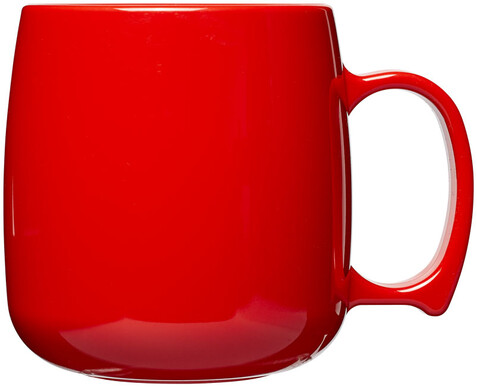 Classic 300 ml Kunststoffbecher, rot bedrucken, Art.-Nr. 21001204 Classic 300 ml Kunststoffbecher, rot bedrucken, Art.-Nr. 21001204