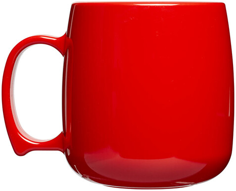 Classic 300 ml Kunststoffbecher, rot bedrucken, Art.-Nr. 21001204 Classic 300 ml Kunststoffbecher, rot bedrucken, Art.-Nr. 21001204