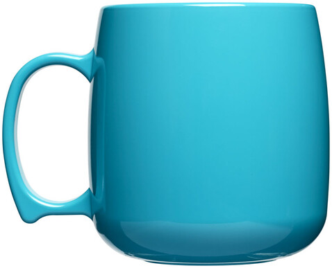 Classic 300 ml Kunststoffbecher, aquablau bedrucken, Art.-Nr. 21001205