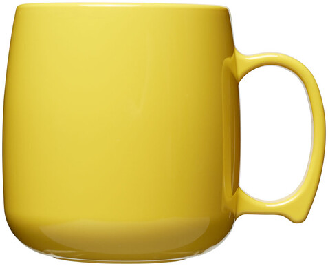 Classic 300 ml Kunststoffbecher, gelb bedrucken, Art.-Nr. 21001208