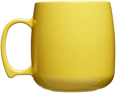 Classic 300 ml Kunststoffbecher, gelb bedrucken, Art.-Nr. 21001208