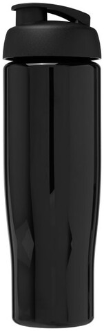 H2O Active® Tempo 700 ml Sportflasche mit Klappdeckel, schwarz bedrucken, Art.-Nr. 21004011