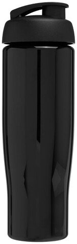 H2O Active® Tempo 700 ml Sportflasche mit Klappdeckel, schwarz bedrucken, Art.-Nr. 21004011
