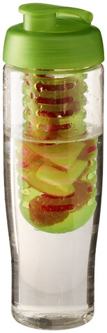 H2O Active® Tempo 700 ml Sportflasche mit Klappdeckel und Infusor, transparent, limone bedrucken, Art.-Nr. 21004103 H2O Active® Tempo 700 ml Sportflasche mit Klappdeckel und Infusor, transparent, limone bedrucken, Art.-Nr. 21004103