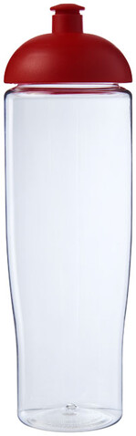 H2O Active® Tempo 700 ml Sportflasche mit Stülpdeckel, transparent, rot bedrucken, Art.-Nr. 21004203