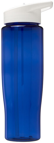 H2O Active® Tempo 700 ml Sportflasche mit Ausgussdeckel, blau, weiss bedrucken, Art.-Nr. 21004411