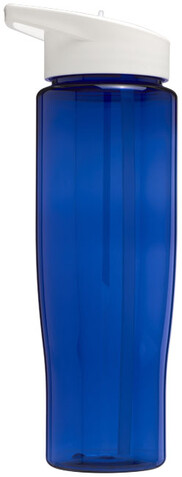 H2O Active® Tempo 700 ml Sportflasche mit Ausgussdeckel, blau, weiss bedrucken, Art.-Nr. 21004411