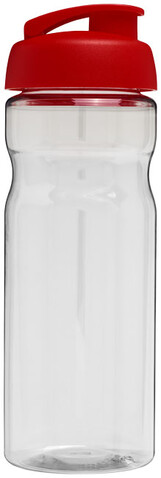 H2O Active® Base 650 ml Sportflasche mit Klappdeckel, transparent, rot bedrucken, Art.-Nr. 21004503 H2O Active® Base 650 ml Sportflasche mit Klappdeckel, transparent, rot bedrucken, Art.-Nr. 21004503