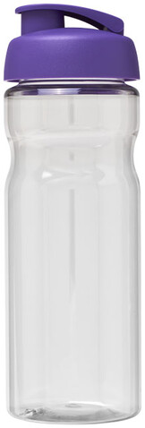H2O Active® Base 650 ml Sportflasche mit Klappdeckel, transparent, lila bedrucken, Art.-Nr. 21004509 H2O Active® Base 650 ml Sportflasche mit Klappdeckel, transparent, lila bedrucken, Art.-Nr. 21004509