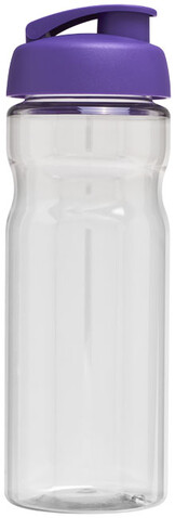 H2O Active® Base 650 ml Sportflasche mit Klappdeckel, transparent, lila bedrucken, Art.-Nr. 21004509 H2O Active® Base 650 ml Sportflasche mit Klappdeckel, transparent, lila bedrucken, Art.-Nr. 21004509