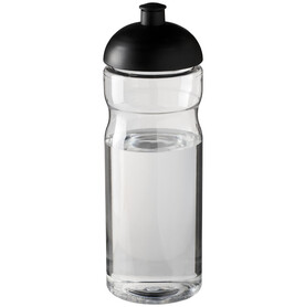 H2O Active® Base 650 ml Sportflasche mit Stülpdeckel, transparent, schwarz bedrucken, Art.-Nr. 21004700 H2O Active® Base 650 ml Sportflasche mit Stülpdeckel, transparent, schwarz bedrucken, Art.-Nr. 21004700