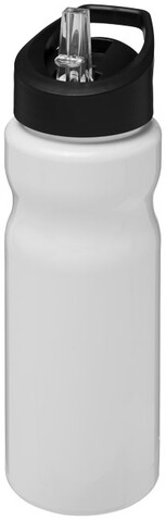 H2O Active® Base 650 ml Sportflasche mit Ausgussdeckel, weiss, schwarz bedrucken, Art.-Nr. 21004902 H2O Active® Base 650 ml Sportflasche mit Ausgussdeckel, weiss, schwarz bedrucken, Art.-Nr. 21004902
