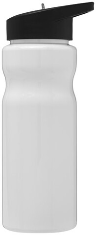 H2O Active® Base 650 ml Sportflasche mit Ausgussdeckel, weiss, schwarz bedrucken, Art.-Nr. 21004902 H2O Active® Base 650 ml Sportflasche mit Ausgussdeckel, weiss, schwarz bedrucken, Art.-Nr. 21004902