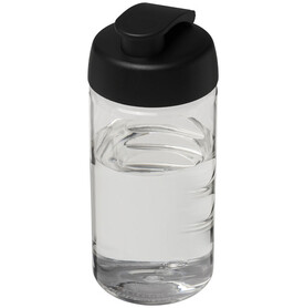 H2O Active® Bop 500 ml Sportflasche mit Klappdeckel, transparent, schwarz bedrucken, Art.-Nr. 21005000 H2O Active® Bop 500 ml Sportflasche mit Klappdeckel, transparent, schwarz bedrucken, Art.-Nr. 21005000