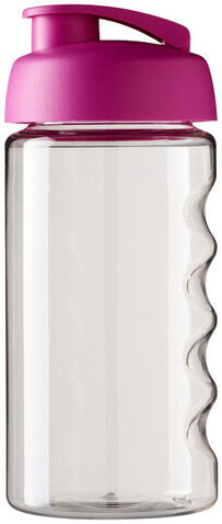 H2O Active® Bop 500 ml Sportflasche mit Klappdeckel, transparent, rosa bedrucken, Art.-Nr. 21005008 H2O Active® Bop 500 ml Sportflasche mit Klappdeckel, transparent, rosa bedrucken, Art.-Nr. 21005008