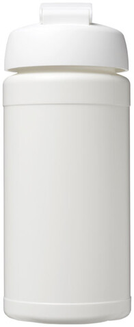 Baseline® Plus 500 ml Sportflasche mit Klappdeckel, weiss bedrucken, Art.-Nr. 21006801