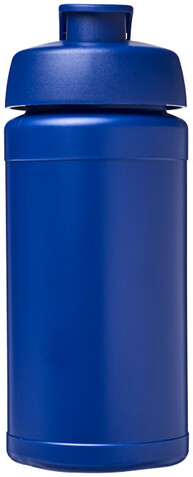 Baseline® Plus 500 ml Sportflasche mit Klappdeckel, blau bedrucken, Art.-Nr. 21006819