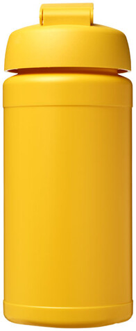 Baseline® Plus 500 ml Sportflasche mit Klappdeckel, gelb bedrucken, Art.-Nr. 21006821