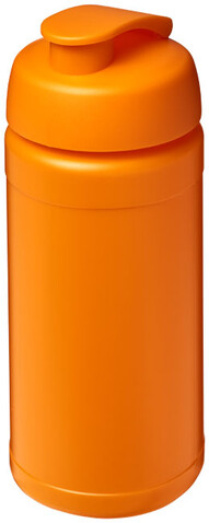Baseline® Plus 500 ml Sportflasche mit Klappdeckel, orange bedrucken, Art.-Nr. 21006822