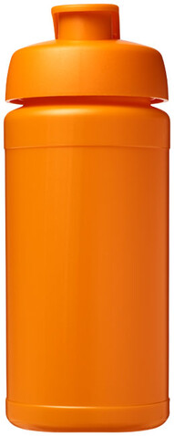 Baseline® Plus 500 ml Sportflasche mit Klappdeckel, orange bedrucken, Art.-Nr. 21006822