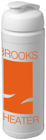 Baseline® Plus 750 ml Flasche mit Klappdeckel, weiss bedrucken, Art.-Nr. 21007001 Baseline® Plus 750 ml Flasche mit Klappdeckel, weiss bedrucken, Art.-Nr. 21007001