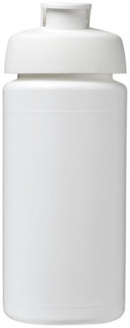 Baseline® Plus grip 500 ml Sportflasche mit Klappdeckel, weiss bedrucken, Art.-Nr. 21007201 Baseline® Plus grip 500 ml Sportflasche mit Klappdeckel, weiss bedrucken, Art.-Nr. 21007201