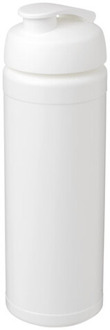 Baseline® Plus grip 750 ml Sportflasche mit Klappdeckel, weiss bedrucken, Art.-Nr. 21007401