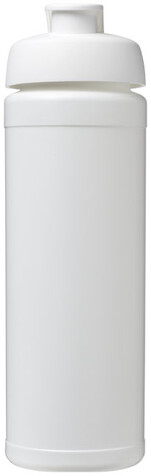 Baseline® Plus grip 750 ml Sportflasche mit Klappdeckel, weiss bedrucken, Art.-Nr. 21007401
