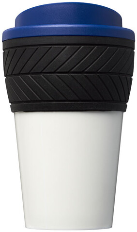 Brite-Americano® 350 ml Isolierbecher mit Schutzring Reifen-Design, mittelblau bedrucken, Art.-Nr. 21008807 Brite-Americano® 350 ml Isolierbecher mit Schutzring Reifen-Design, mittelblau bedrucken, Art.-Nr. 21008807