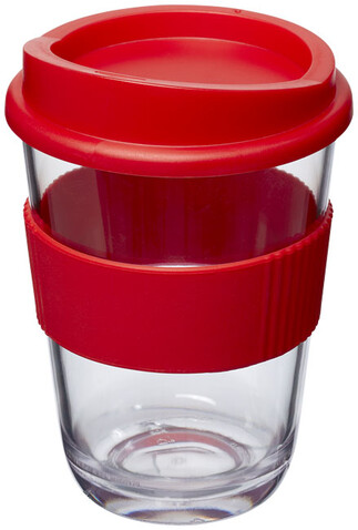 Americano® Cortado 300 ml Becher mit Griff, rot bedrucken, Art.-Nr. 21009003