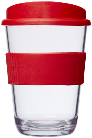Americano® Cortado 300 ml Becher mit Griff, rot bedrucken, Art.-Nr. 21009003