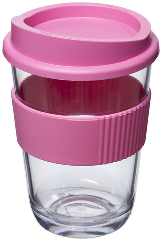 Americano® Cortado 300 ml Becher mit Griff, magenta bedrucken, Art.-Nr. 21009009