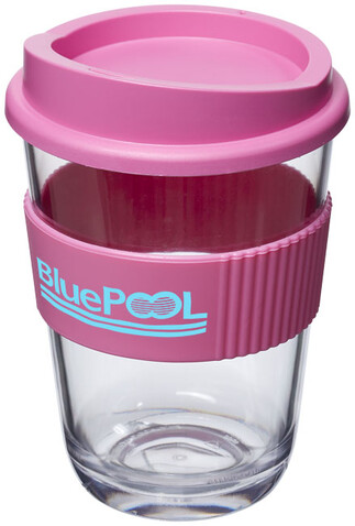 Americano® Cortado 300 ml Becher mit Griff, magenta bedrucken, Art.-Nr. 21009009