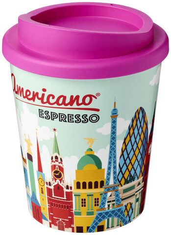 Brite-Americano® Espresso 250 ml Isolierbecher, magenta bedrucken, Art.-Nr. 21009109