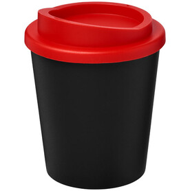 Americano® Espresso 250 ml Isolierbecher, schwarz, rot bedrucken, Art.-Nr. 21009203